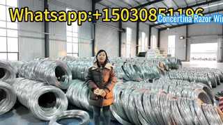 콘서티나 면도날 와이어는 내부 와이어와 면도날로 구성됩니다.