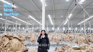 Hesco Barriers 강력한 방어 홍수 방지