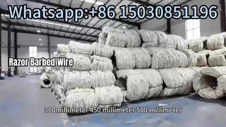 콘서티나 면도기 철조망 보안 면도기 와이어 포장