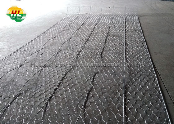 Landscape Wall Gabion Wire Baskets , Steel Wire Pvc Coated Gabion Box
