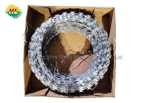 2.5mm 콘서티나 면도칼 철사 목록 스테인리스 당 100 M